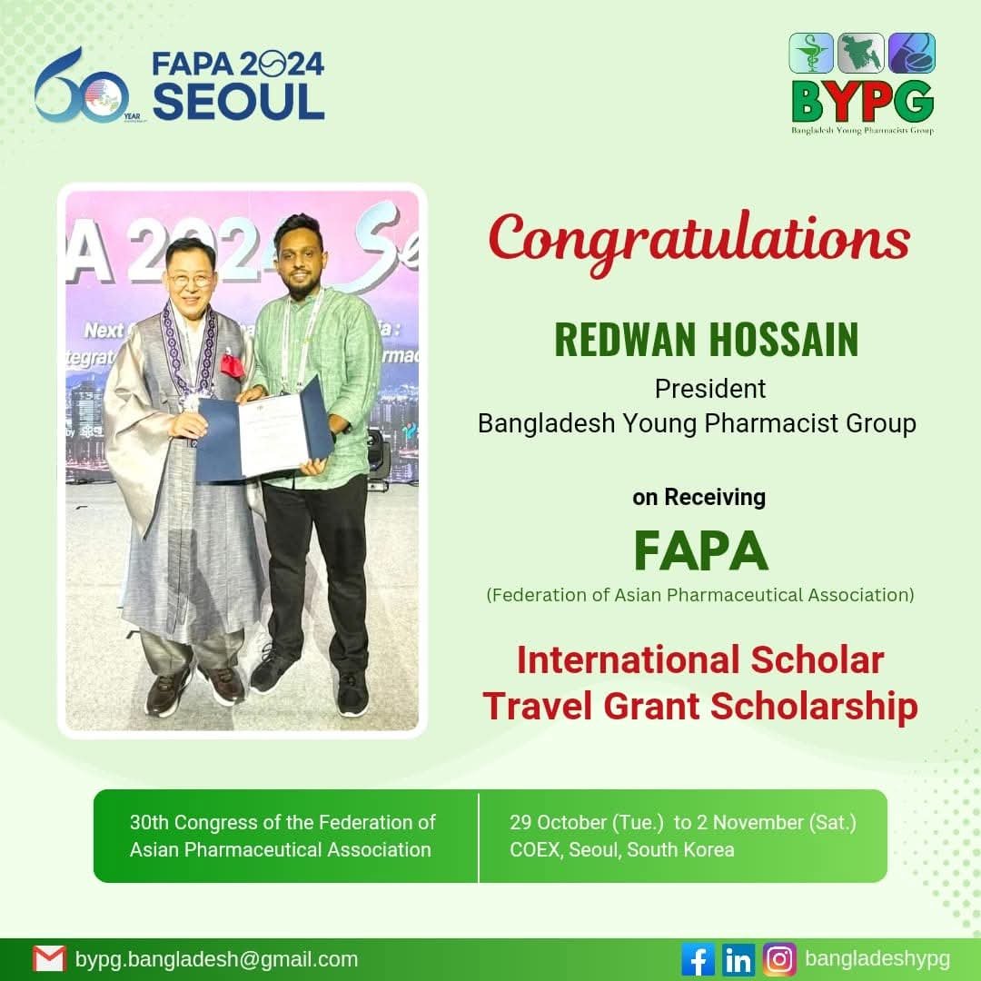 BYPG President International Award (FAPA)